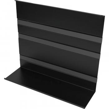 Universalablage schwarz_Hoehe_300_mm_Nischensystem_Linero_MosaiQ_
